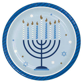 Creative Converting Hanukkah Celebration Heavy Weight Paper Disposable Dessert Plate Wayfair