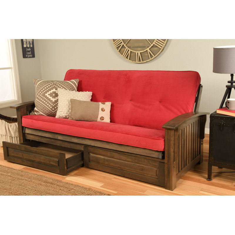 Harriet Bee Clinchport Classic Storage Futon And Mattress Wayfair