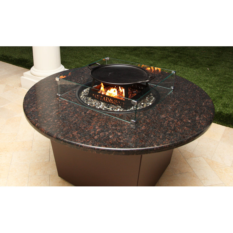 Firetainment Riviera Aluminum Gas Fire Pit Table Wayfair.ca