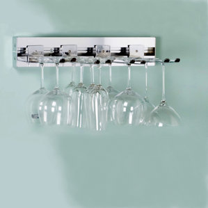 Arrange a Space Wall Mounted Wine Glass Rack by Orginnovations Inc