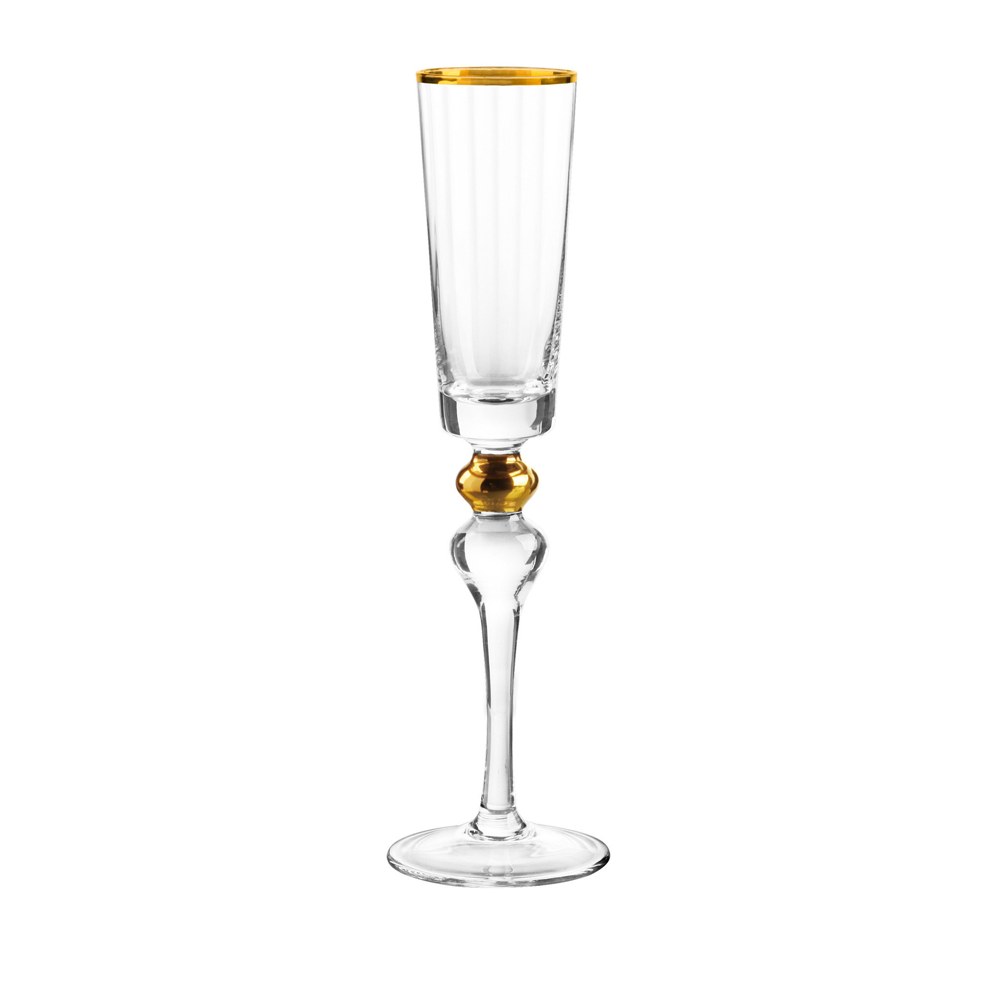 Qualia Glass Dominion 6 Oz Crystal Flute Reviews Wayfair