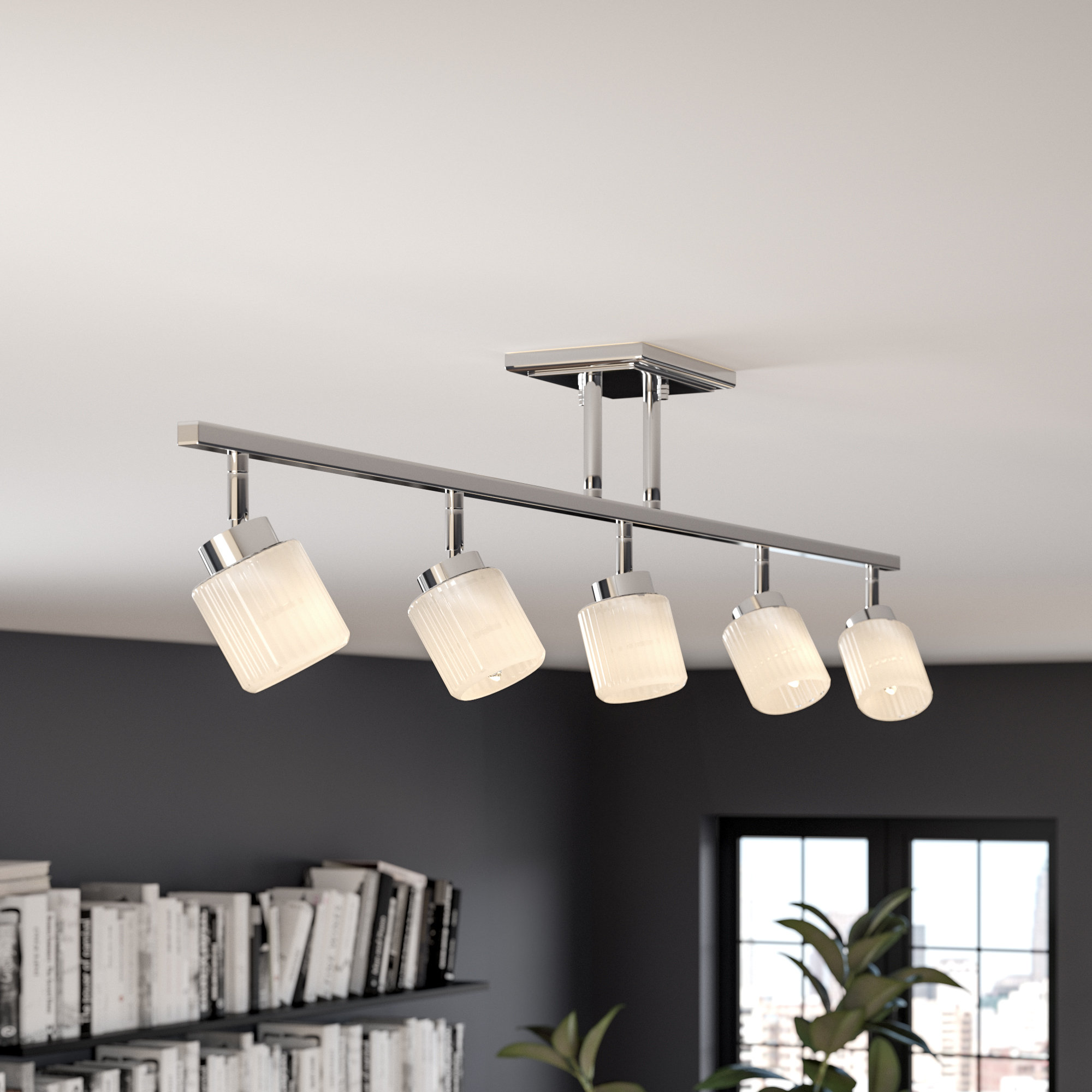 Moody 5- Light Track Lighting Kit \u0026 