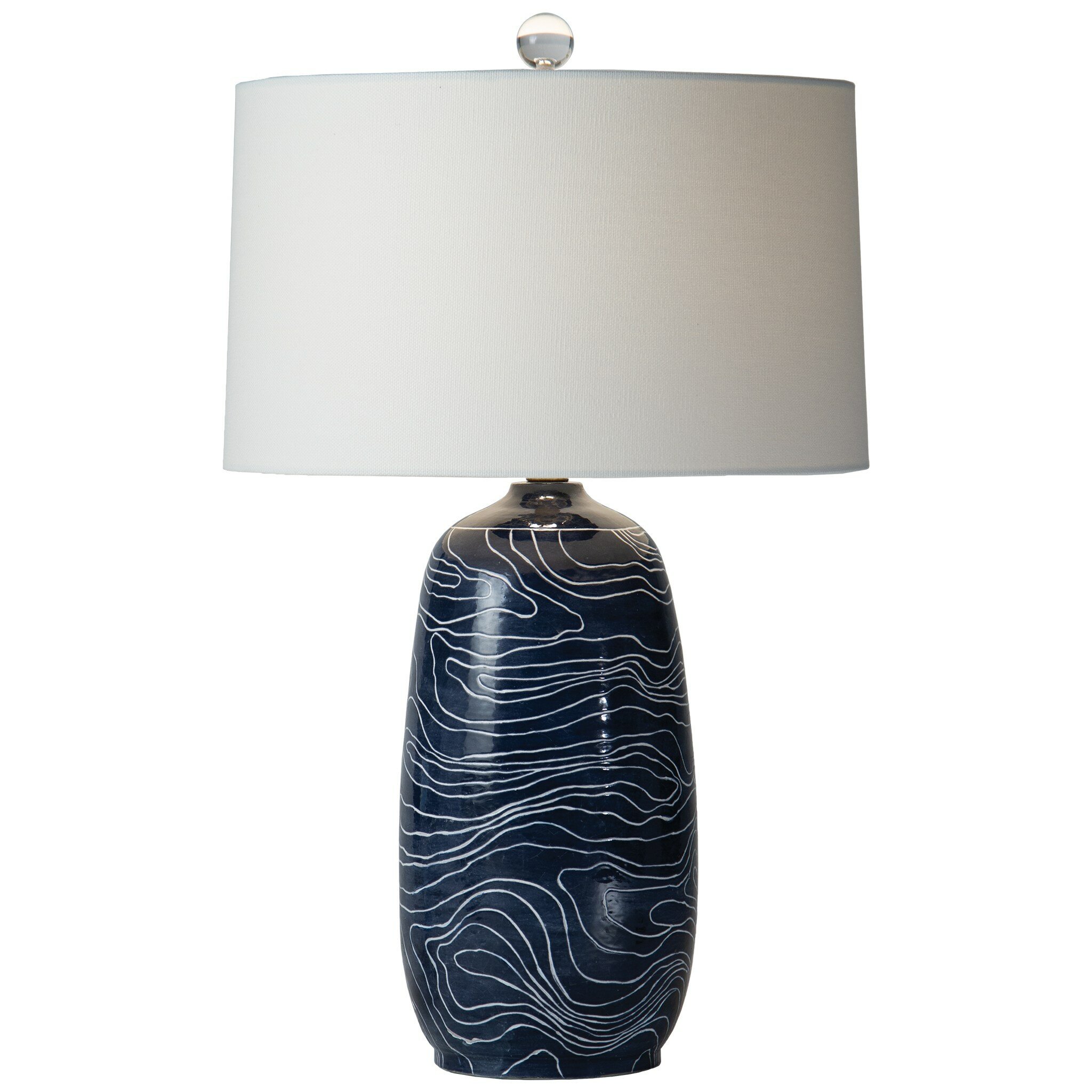 wayfair blue lamp