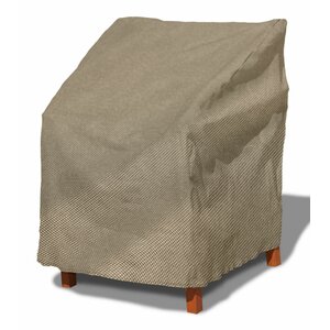 Tan Tweed Outdoor Chair Cover