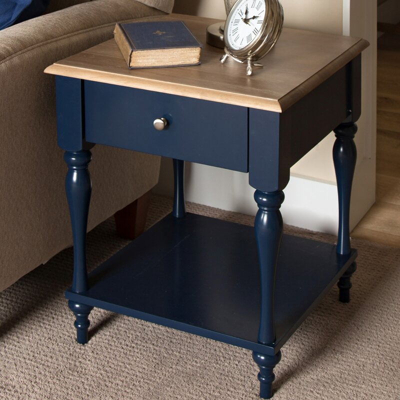 Meera Wood Top 1 Drawer Nightstand Reviews Joss Main