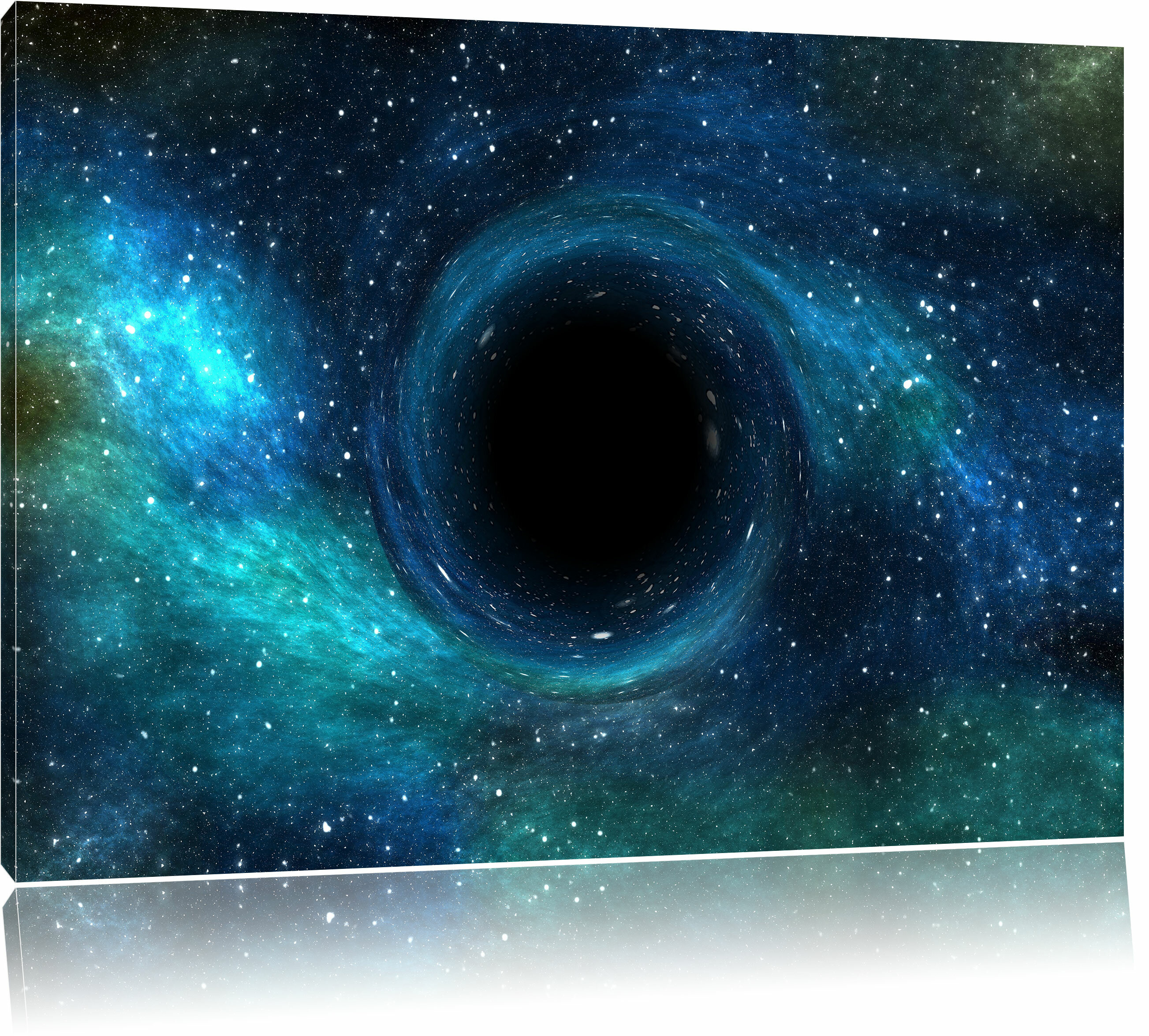 East Urban Home Black Hole In Space Wall Art On Canvas Wayfair Co Uk
