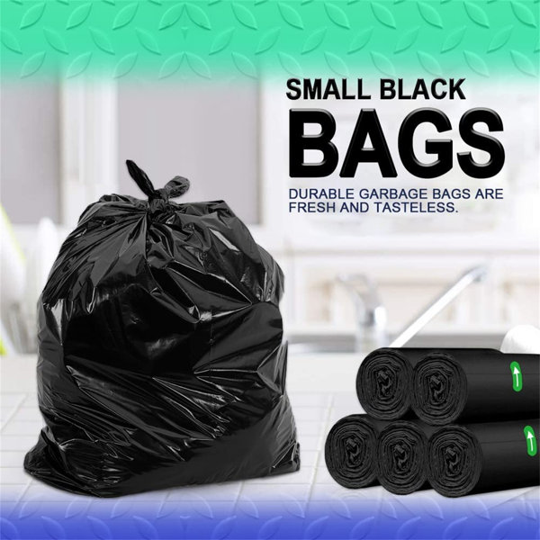 Wastebasket Bags 1.2 gallon Bathroom Compostable Garbage Bags 