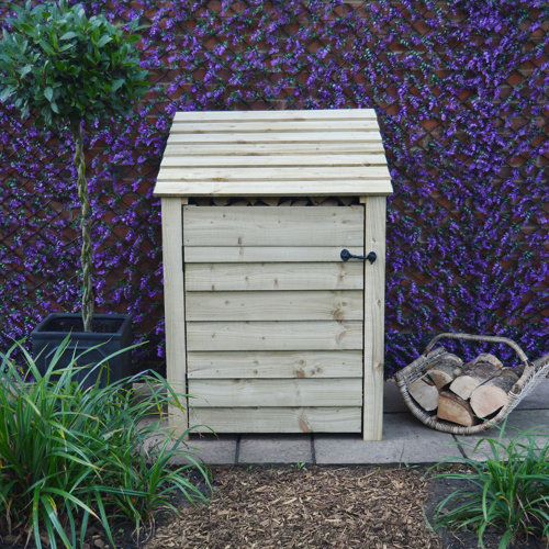 3 Ft. x 3 Ft. Wood Log Store WFX Utility Finish: Light Green