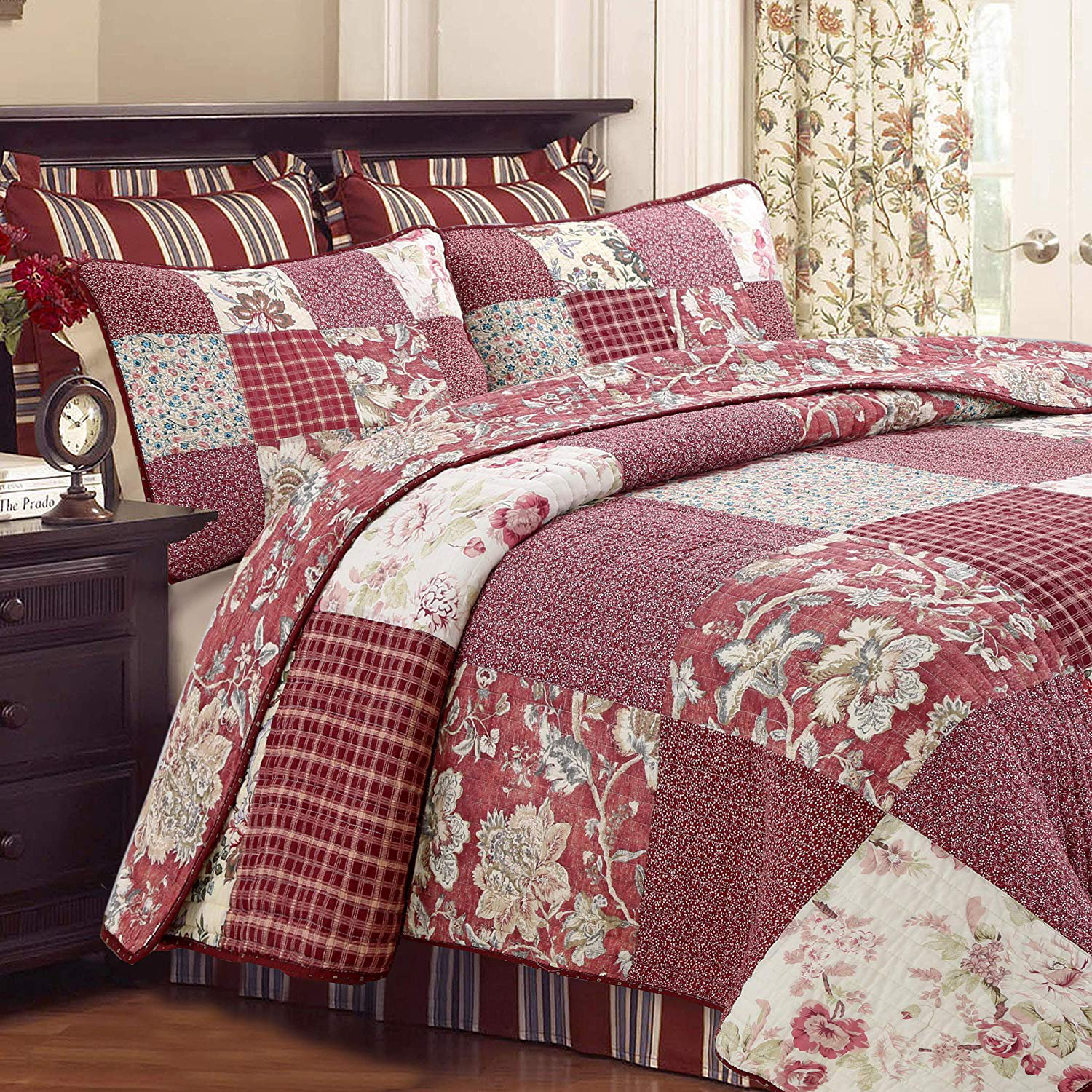 allover grid duvet cover