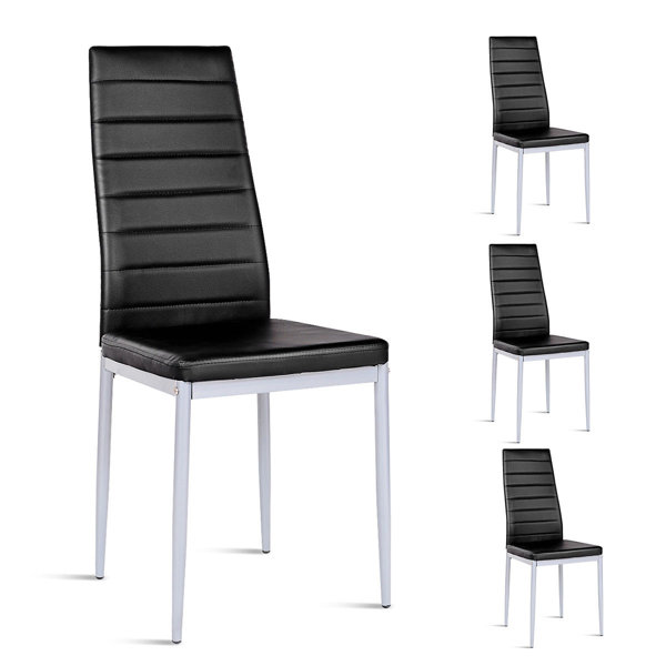 Faux Leather Parson Chairs Wayfair