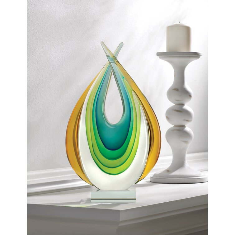 Ivy Bronx Hunsicker Art Glass Sculpture & Reviews | Wayfair