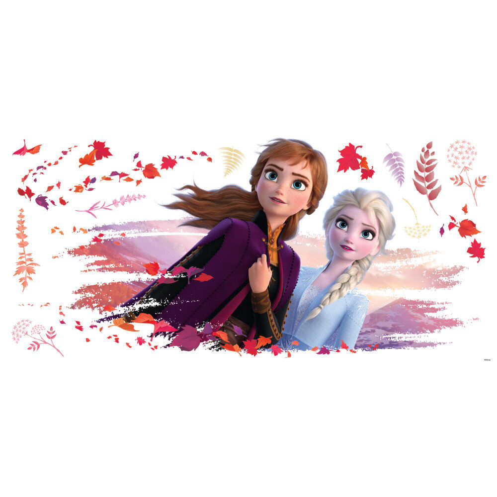 beha rietje afbreken Room Mates Frozen II Elsa and Anna Peel and Stick Giant Wall Decal &  Reviews | Wayfair