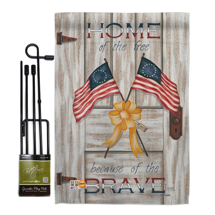 Breeze Decor Home Of The Free Americana Patriotic Impressions 2