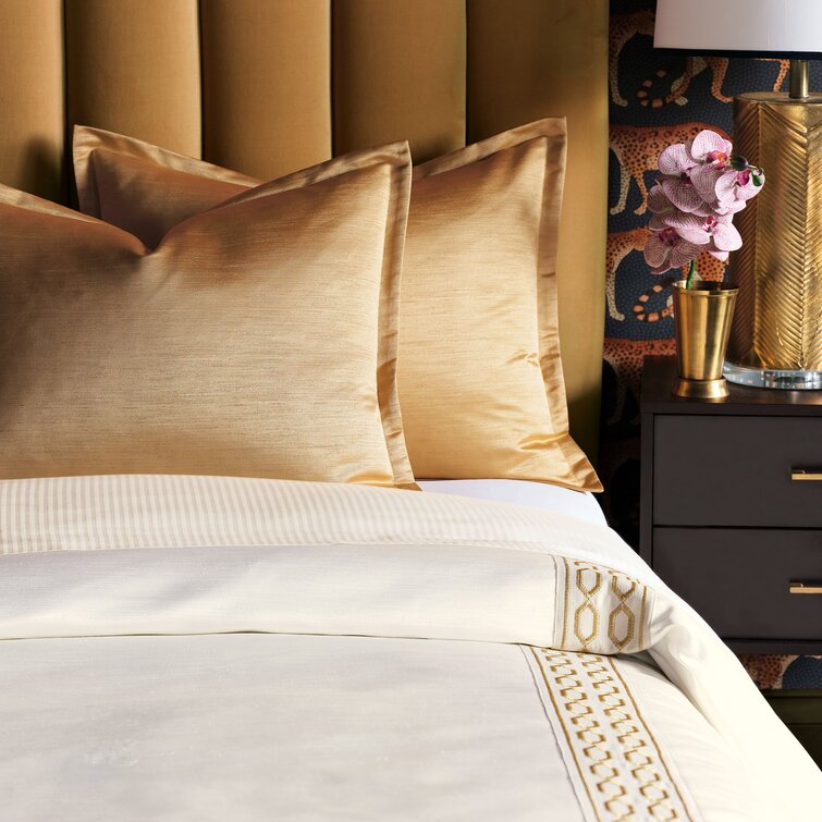 gold accent duvet cover