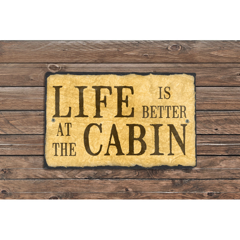Sassysquirrelink Life Is Better At The Cabin Wall Decor