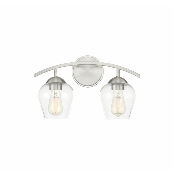 Mercury Row® Schoenfeld 2 - Light Dimmable Vanity Light & Reviews | Wayfair