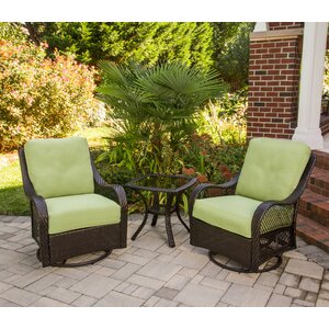 Orleans 3 Piece Deep Seating Group with Cushions