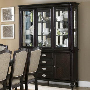 Farmhouse Rustic Solid Wood China Cabinets Birch Lane