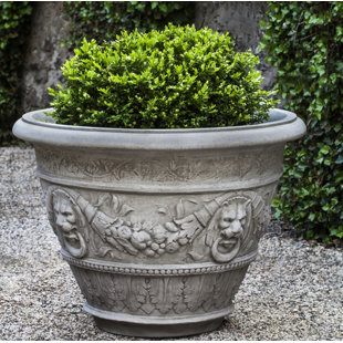 Rosecliff Cast Stone Pot Planter Rosecliff Cast Stone Pot Planter