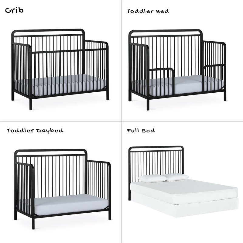 convertible bed crib