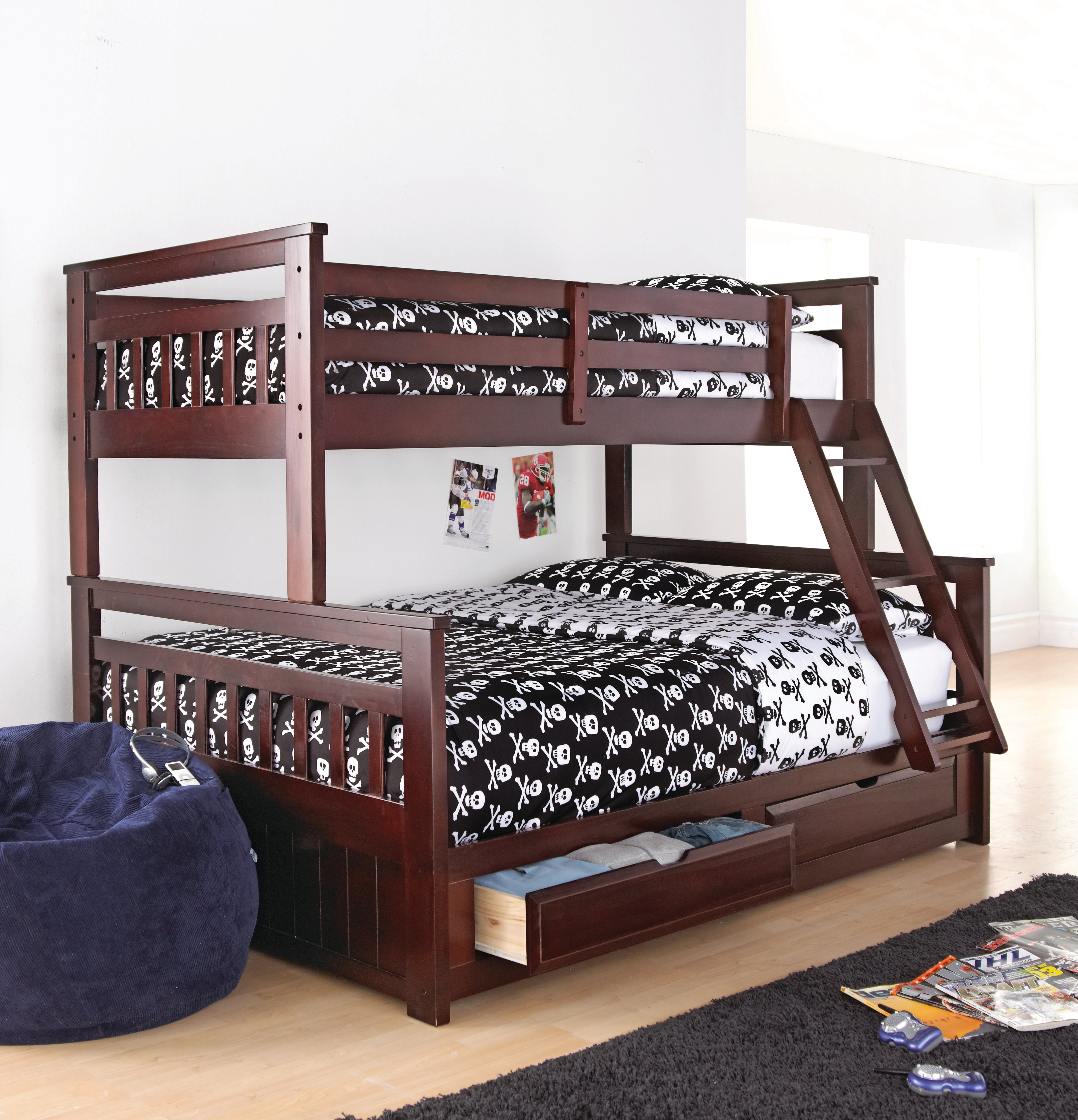 Springdale Twin Over Full Bunk Bed With Drawer Springdale Twin Over Full Bunk Bed With Drawer