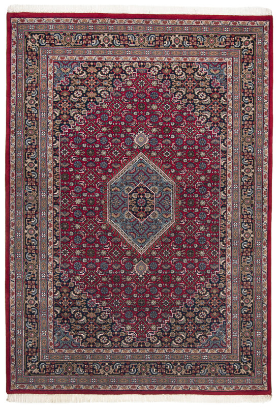 Theko Hand Knotted Wool Red Blue Rug Reviews Wayfair Co Uk Hand Knotted Wool Red Blue Rug