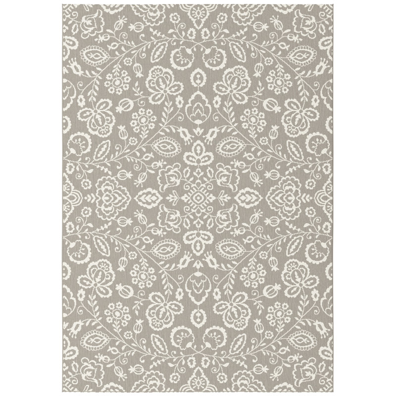 Balta Essenza Fl Beige Indoor Outdoor Area Rug Wayfair Balta Essenza Fl Beige Indoor