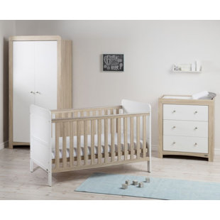 Nursery Furniture Sets You Ll Love Wayfair Co Uk Fontana Ice Cot Bed 3 Piece Nursery Furniture Set