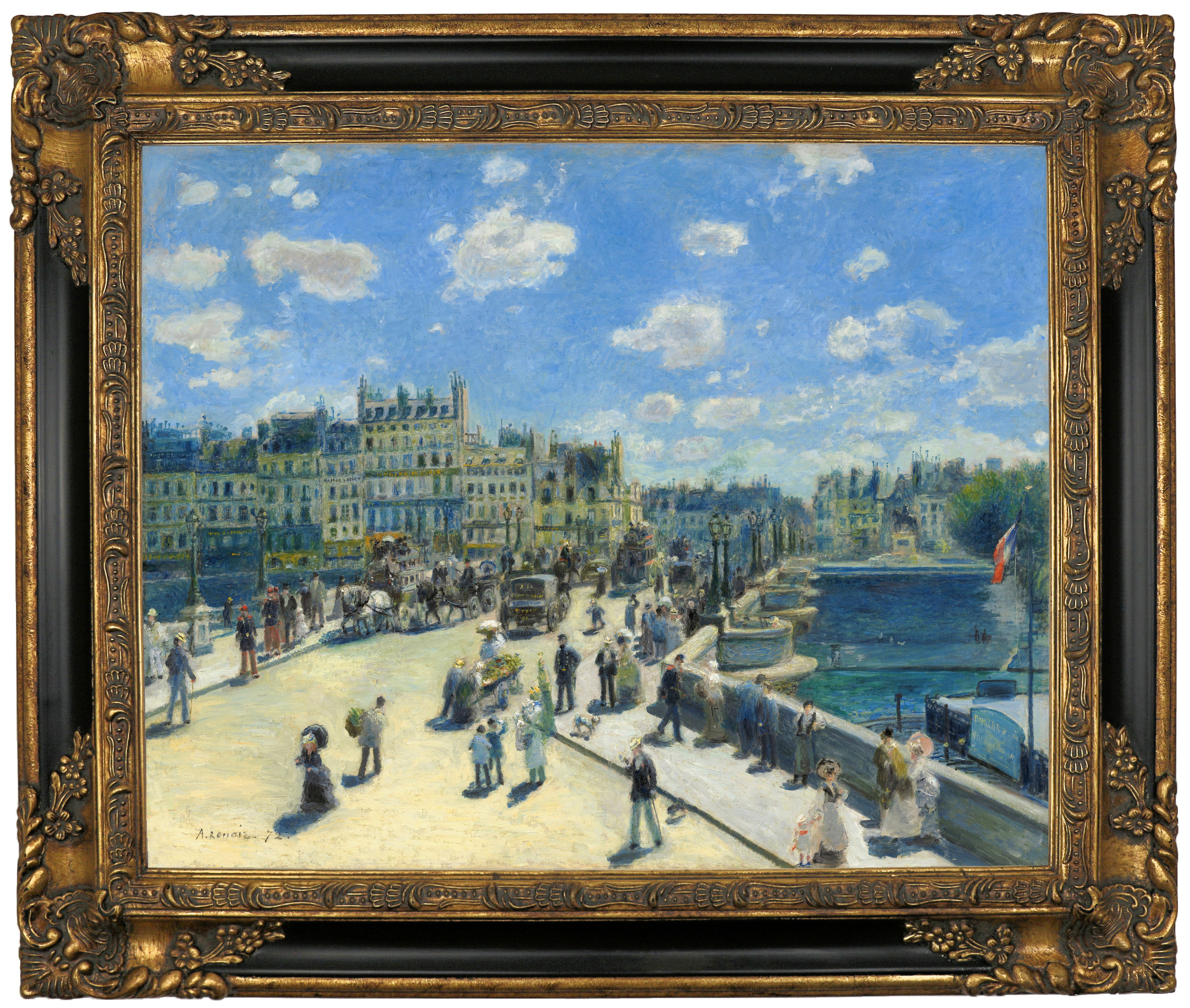 Pont-Neuf by Pierre-Auguste Renoir Giclee Fine Art Print Repro on Canvas