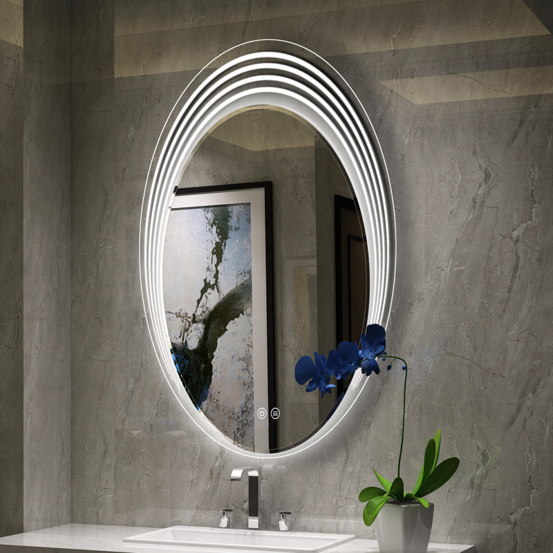 Orren Ellis Monterey Back Lit LED Daylight Bathroom Mirror & Reviews | Wayfair