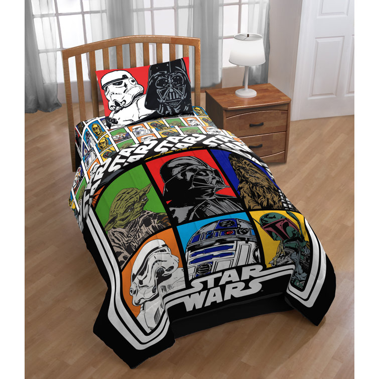 star wars comforter set full size
