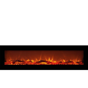 Grand Log Wall Mount Electric Fireplace by Moda Flame
