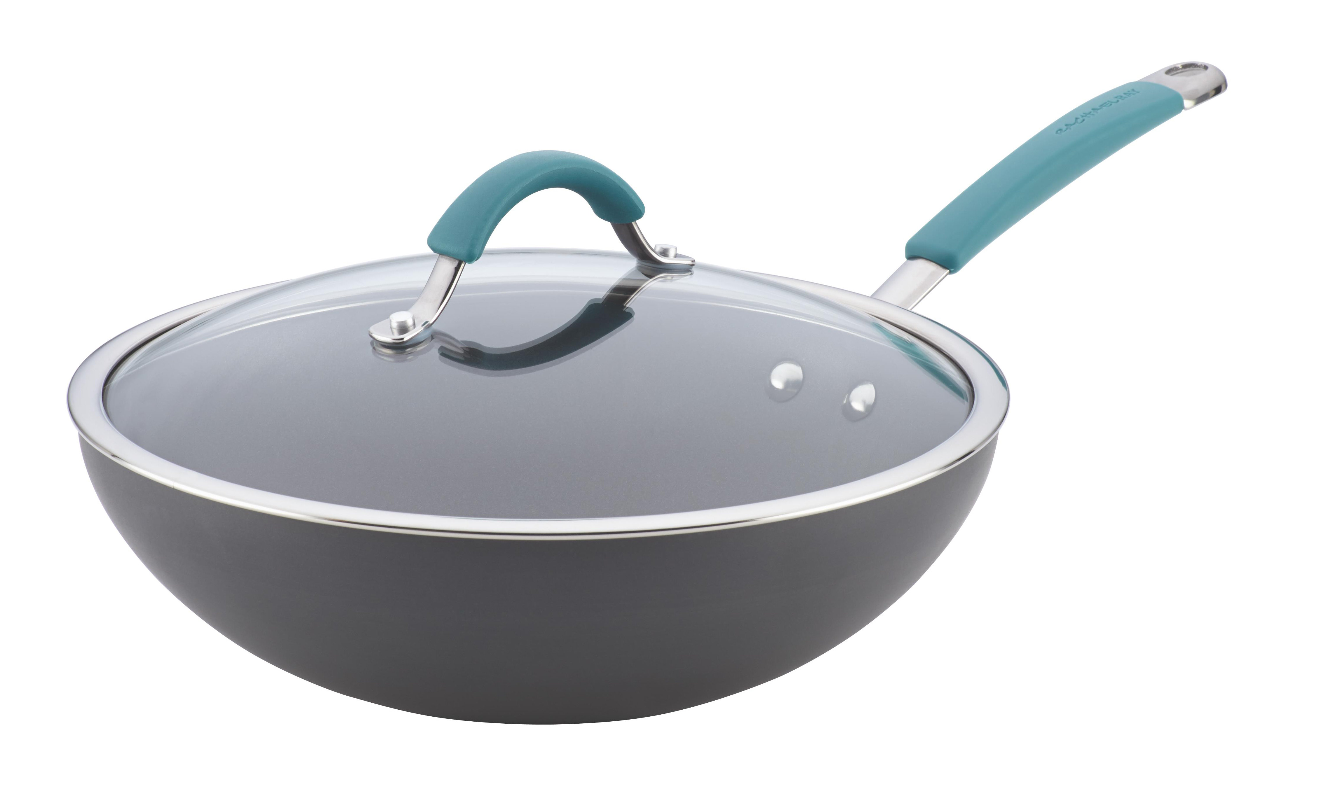 Rachael Ray Cucina 11 Non Stick Wok With Lid Reviews Wayfair
