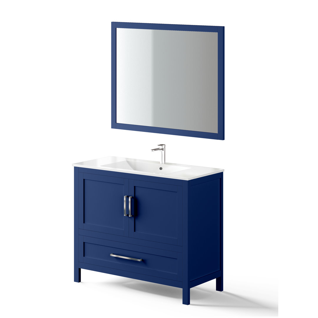 Northboro 3 Stück 1001mm Waschtisch & Spiegelsets