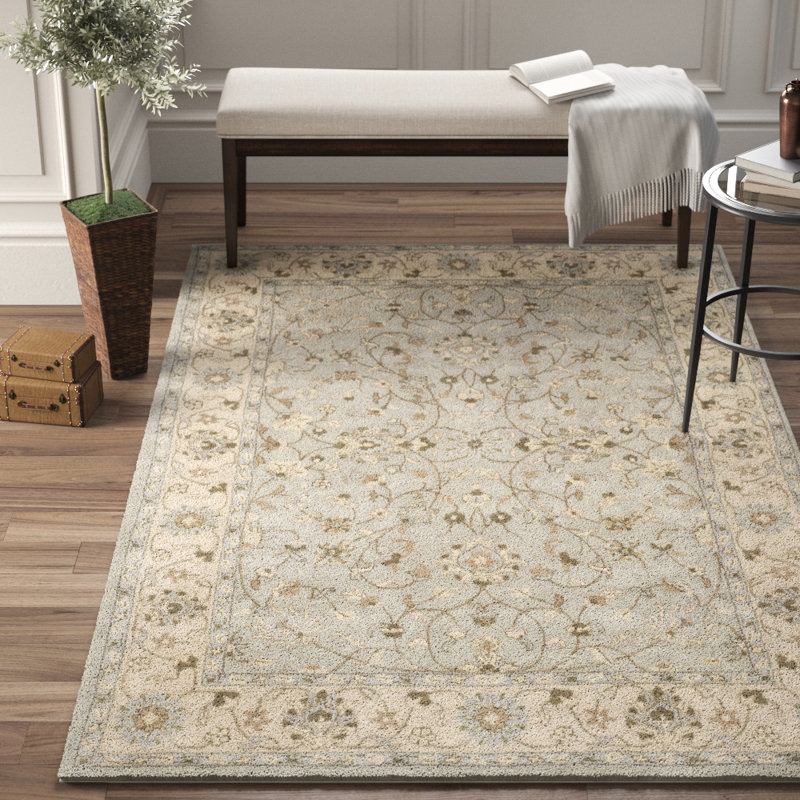 Charlton Home Hebron Oriental Handmade Wool Beige Gray Area Rug Reviews Wayfair