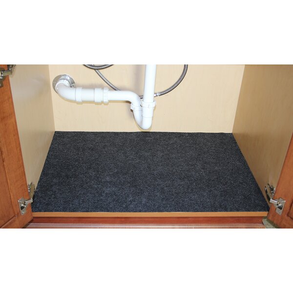 CleanUp Stuff Under Sink Mat Absorbent Cut to Fit Cabinet Liner 