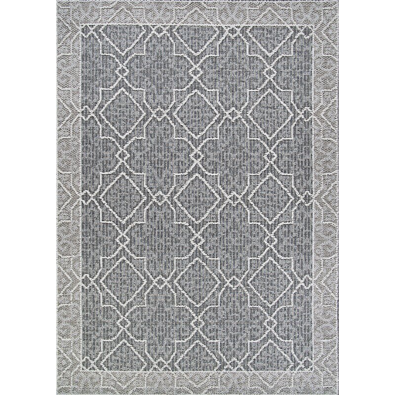 Red Barrel Studio Willse Gray Indoor Outdoor Rug Wayfair