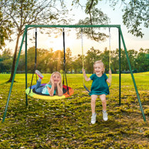 Swing Sets with Web / Saucer Swings