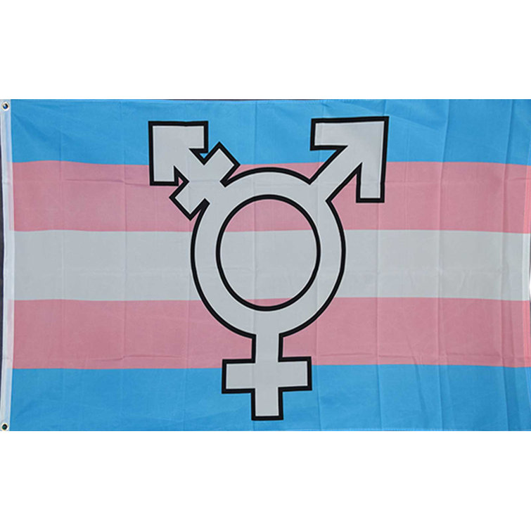 Neoplex Transgender Symbol Polyester 3x5 Ft Rectangle Flag Wayfair