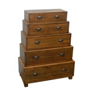 5 Drawer Wooden Chest