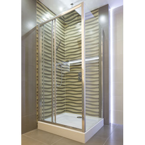 185 x 130 cm Schiebetür Bridgeway von Belfry Bathroom