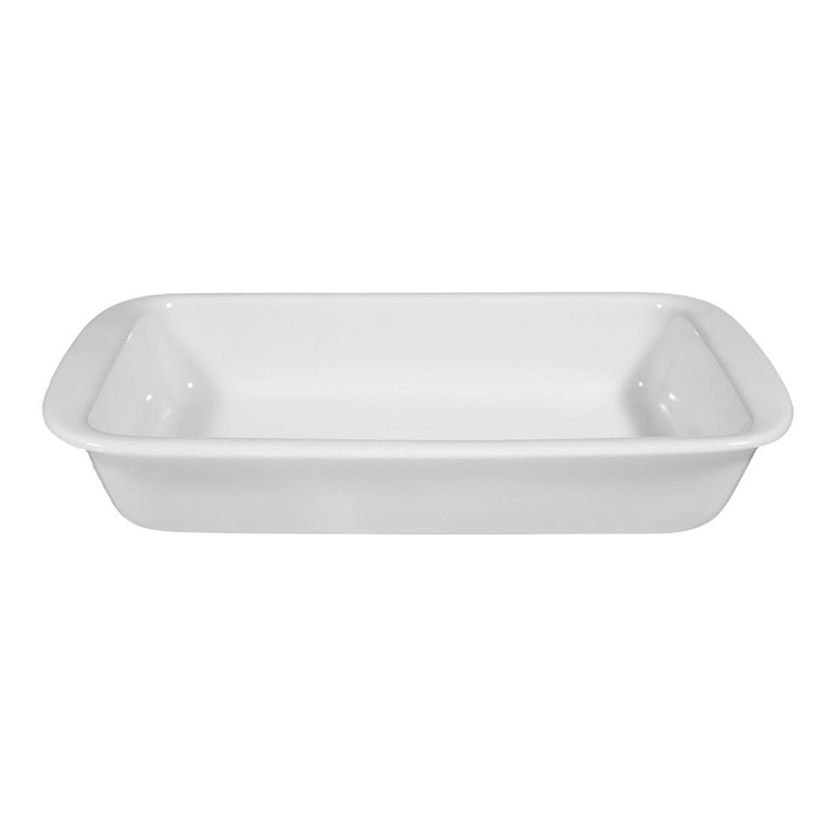 casserole dish white