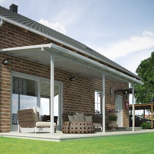 Feriau2122 10 ft. H x 28 ft. W x 10 ft. D Patio Cover Awning