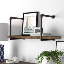 Industrial Pipe Shelves Wayfair