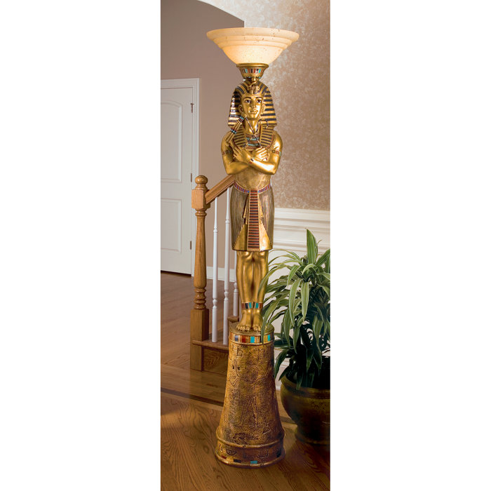 Design Toscano King Tut 74 5 Torchiere Floor Lamp Reviews