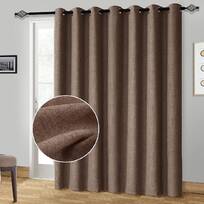 - Ivory H.Versailtex Total Privacy, Large Size 7 Tall x 8.5 Wide Thermal Insulated Room Divider Curtain Panel Premium Blackout Wider Curtains for Patio & Yard 100 W by 84 L