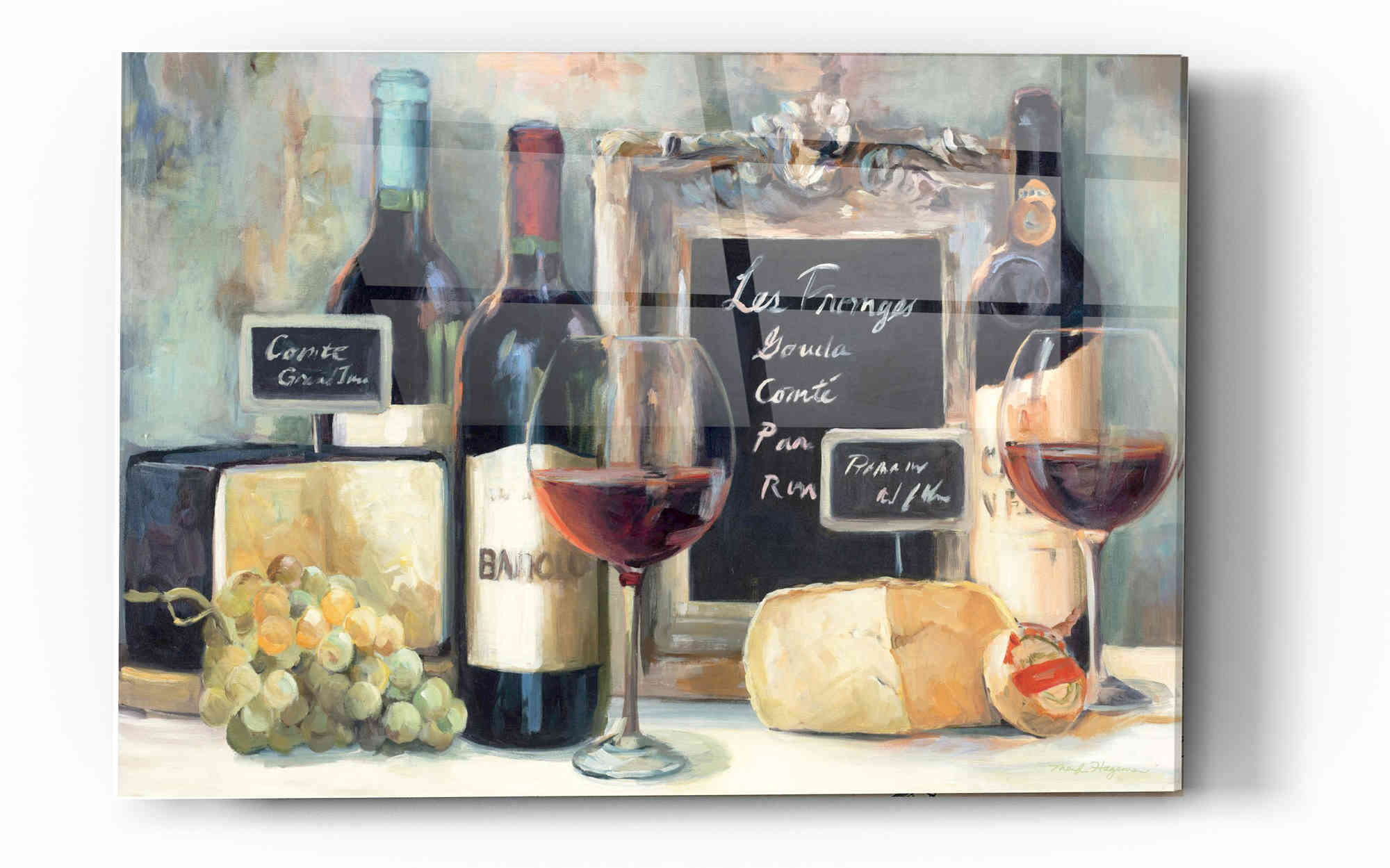 Red Barrel Studio® Les Fromages by Marilyn Hageman - Unframed Painting ...