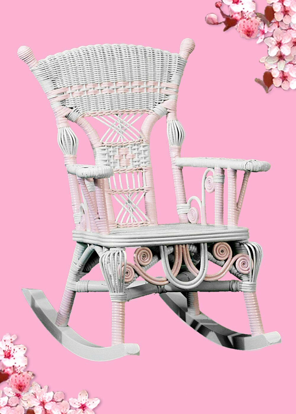 pink rocking chair for child