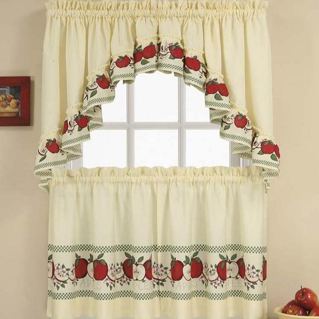 August Grove Drumourne Kitchen Curtains Wayfair