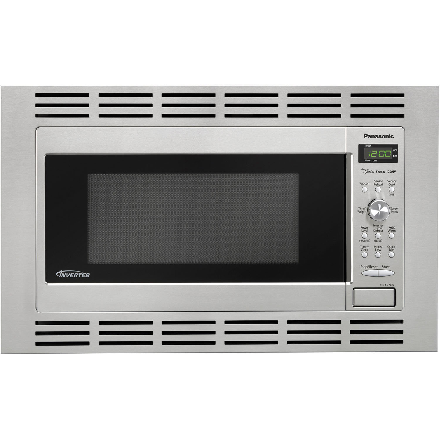 Panasonic 1 6 Cu Ft Microwave 27 Stainless Steel Trim Kit Wayfair Panasonic 1 6 Cu Ft Microwave 27
